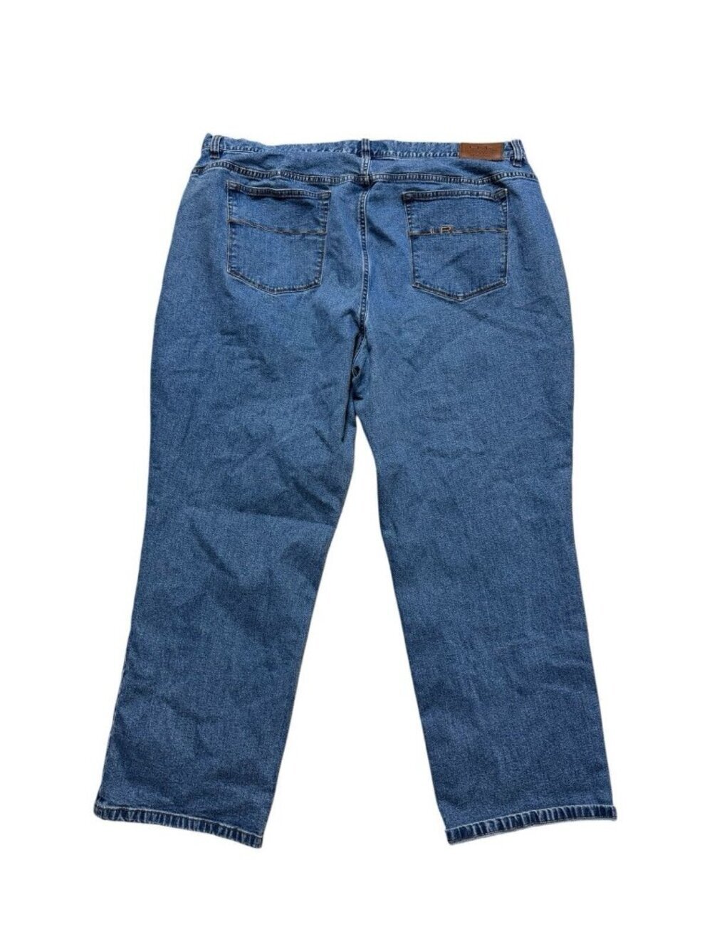 Lauren Ralph Lauren Jeans 22W Straight Leg Denim Blue Plus Size - Picture 2 of 3
